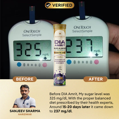 DiaAmrit's Effervescent for Diabetes Control